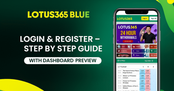 Lotus365 Blue Login & Register – Step by Step Guide with Dashboard Preview