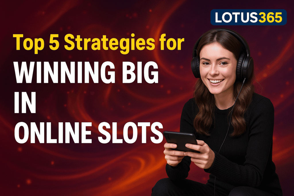 Top 5 Strategies for Winning Big in Online Slots on Lotus365 Blue