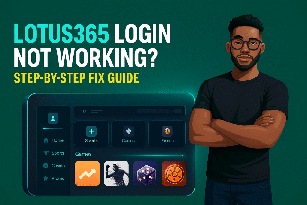 Lotus365 Login Not Working? Step-by-Step Fix Guide