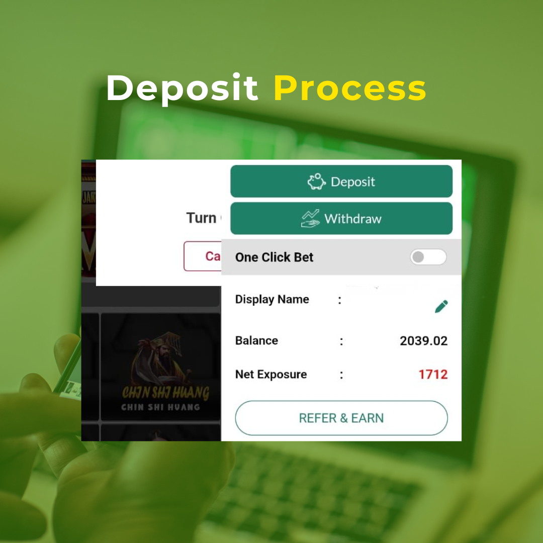 Lotus365 Deposit Tutorial
