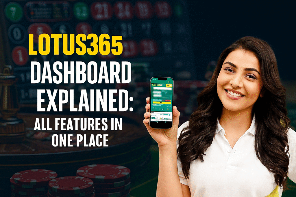Lotus365 Dashboard Explained | Login, Register & Key Features