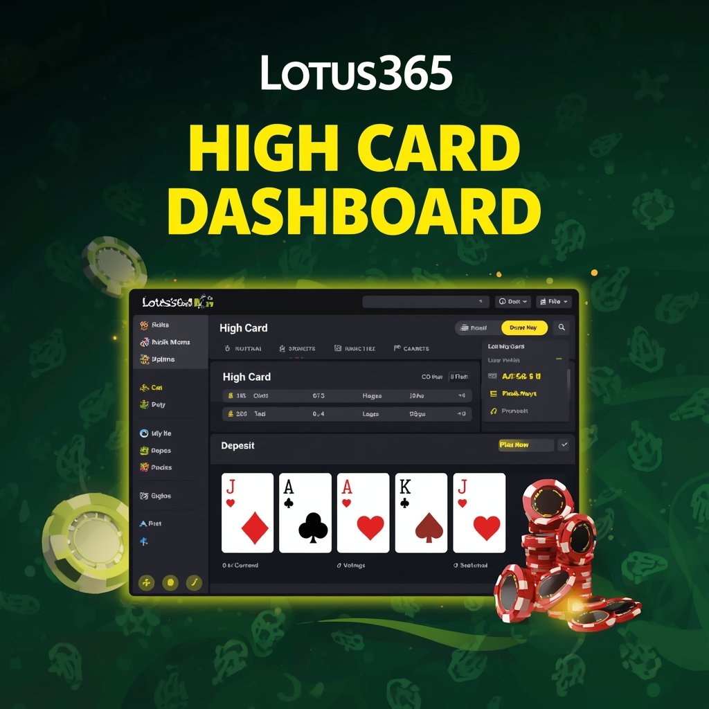 Lotus365 Blue high card dashboard
