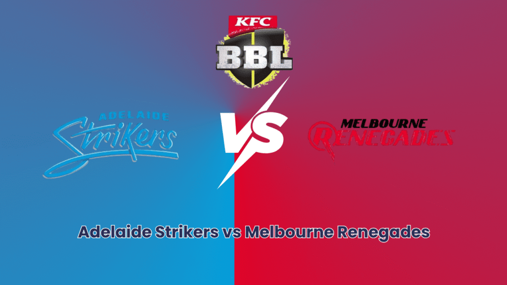 Adelaide Strikers vs Melbourne Renegades | BBL | Lotus365 cricket id