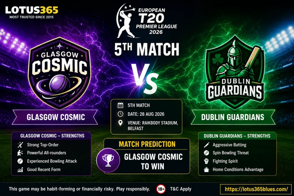 Glasgow Cosmic vs Dublin Guardians