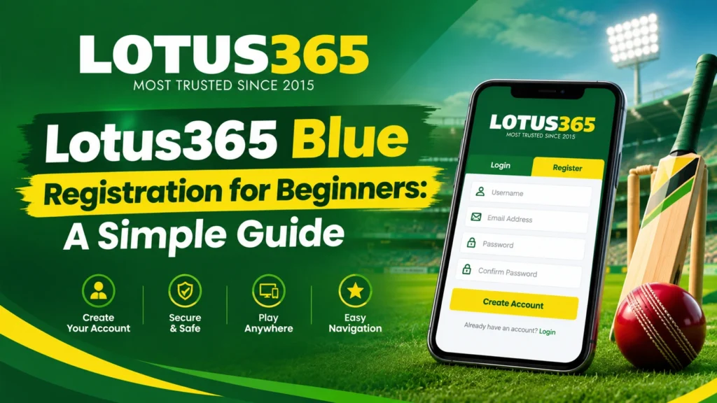 Lotus365 Blue Account Setup: A Beginner’s Step-by-Step Guide