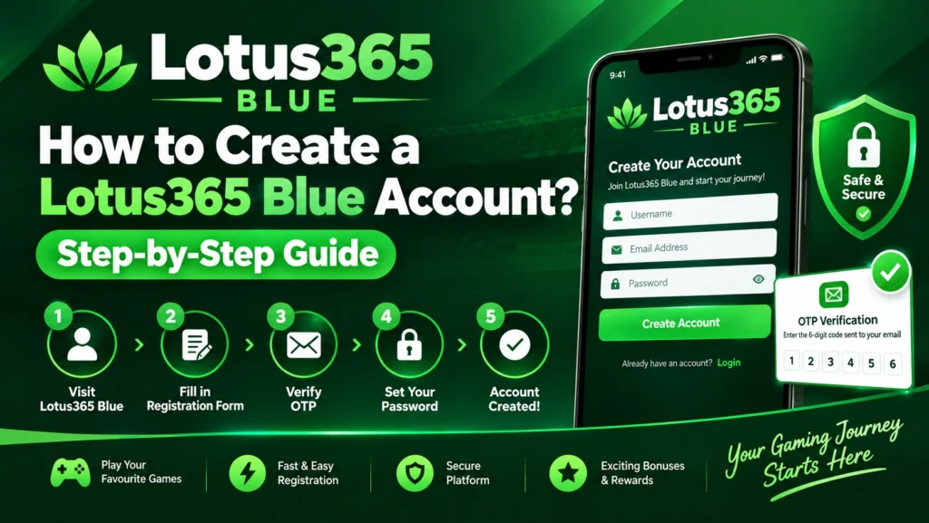How to Create Lotus365 Blue Account? Step-by-Step Guide